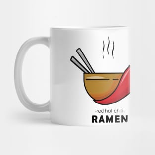 Red Hot Chili Ramen design Mug